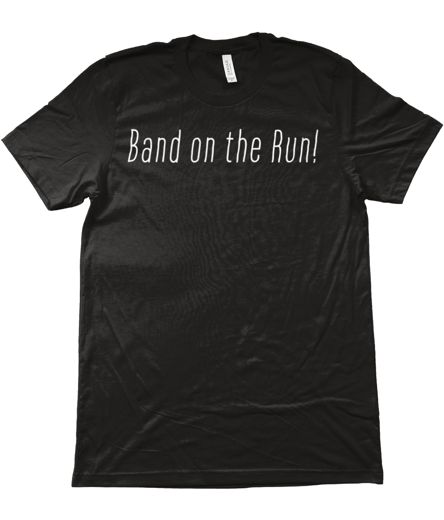 Black T-shirt with logo